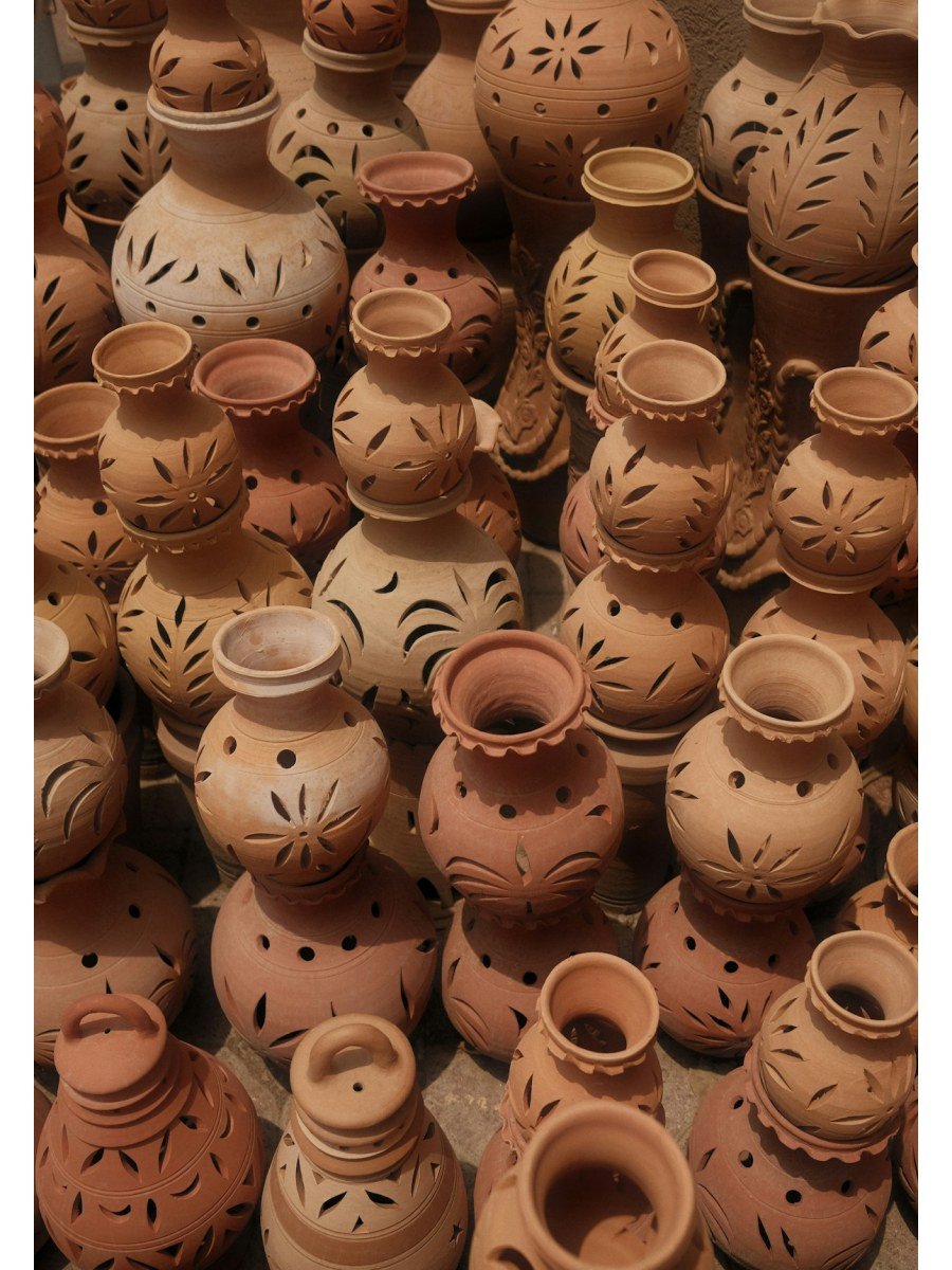 Saar Cement Pot - Natural 19cm